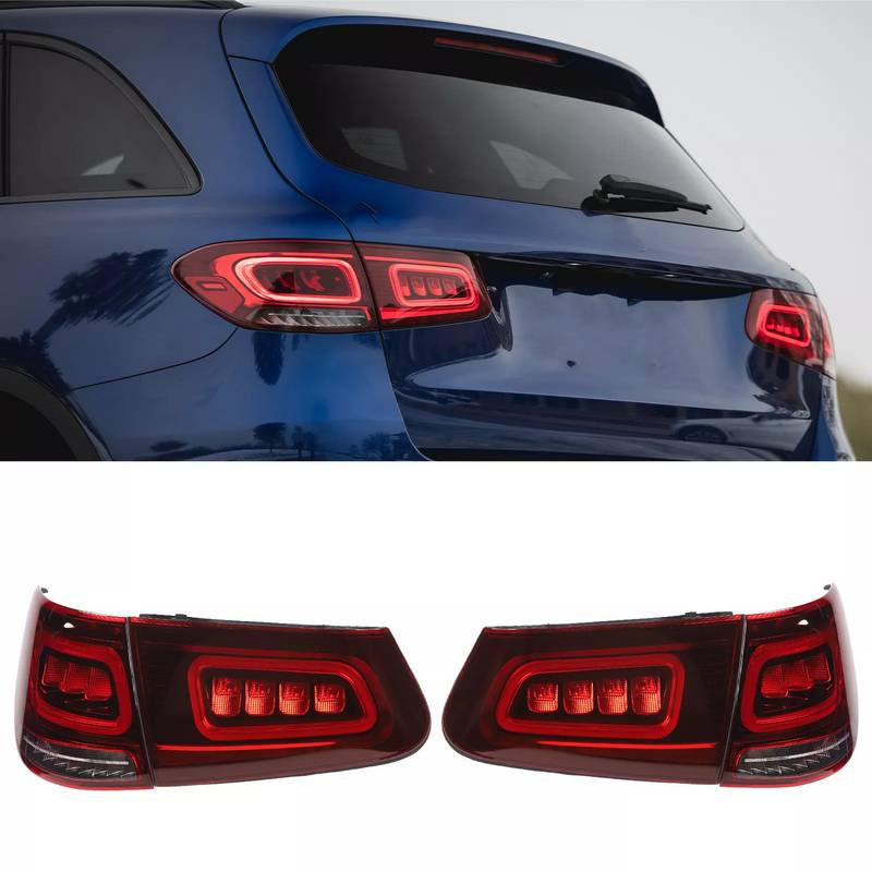 Kimpiris - Πισινά Φανάρια Set Για Mercedes-Benz GLC C253/X253 Pre-Face To Facelift Look Full Led Bar Carner