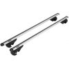 Μπάρες Οροφής Αλουμινίου Universal Rackit RK004 135cm Railing System Σετ Με Πόδια Και Κλειδαριά Ασημί 2 Τεμάχια - Image 2