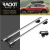 Μπάρες Οροφής Αλουμινίου Universal Rackit RK004 135cm Railing System Σετ Με Πόδια Και Κλειδαριά Ασημί 2 Τεμάχια - Image 4