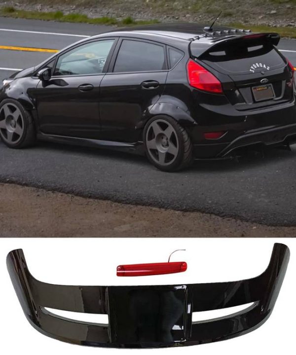 Kimpiris - Αεροτομή Οροφής Για Ford Fiesta 08-19 ST-Line Με Στοπάκι Γυαλιστερή Μαύρη Από Abs Πλαστικό