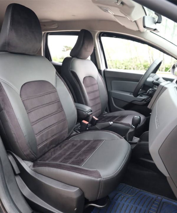 Alternative view of Καλύμματα Αυτοκινήτου Otom Custom Fit Για Dacia Duster 2018-2021 Sued / Rachel / Δερματίνη Σετ Εμπρός / Πίσω 15 Τεμαχίων Μαύρο 34015_ONKY_LD
