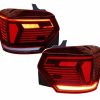 Kimpiris - Πισινά Φανάρια Set Για Vw Polo AW 2018+ Led R-Line Look Red/Crystal