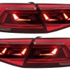 Πισινά Φανάρια Set Για VW Passat B8 3G (2015-2019) Limousine Sequential Dynamic Φλας B8.5 Design Red/Crystal - Image 2