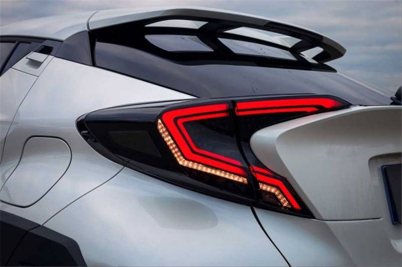 Πισινά Φανάρια Set Για Toyota C-HR 2016-2019 Full Led Bar / Dynamic Φλας Black - Image 2