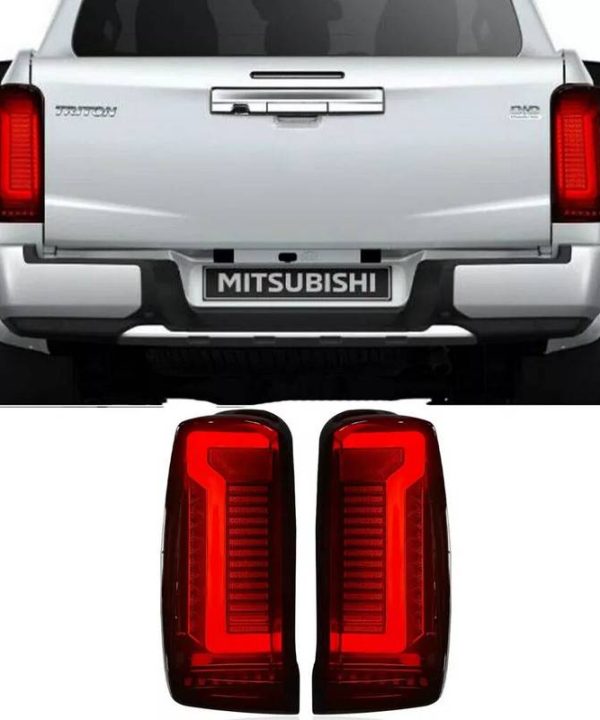 Kimpiris - Πισινά Φανάρια Set Για MitsubishiL200 2019+ Led Bar Red Smoke