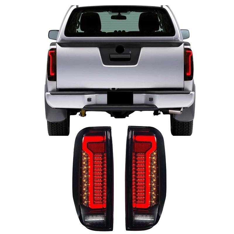 Kimpiris - Πισινά Φανάρια Set Για Nissan Navara D40 2005-2015 Full Led Bar / Dynamic Φλας Black