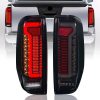 Πισινά Φανάρια Set Για Nissan Navara D40 2005-2015 Full Led Bar / Dynamic Φλας Black - Image 2