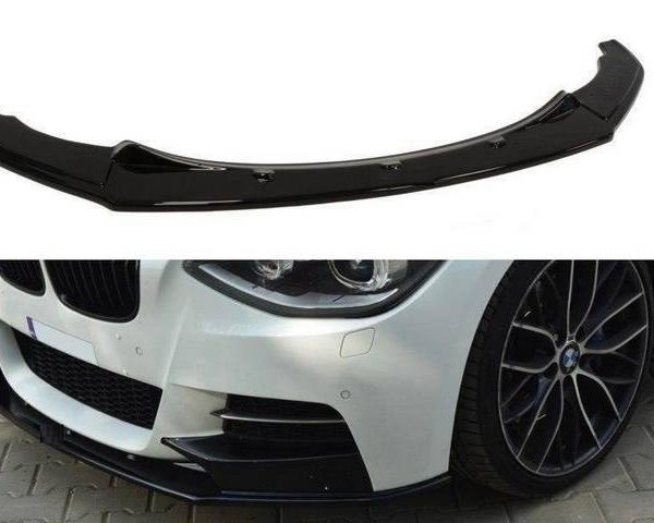 Kimpiris - Μπροστινό Spoiler Για Bmw 1 F20 11-15 M-Pack Μαύρο Γυαλιστερό