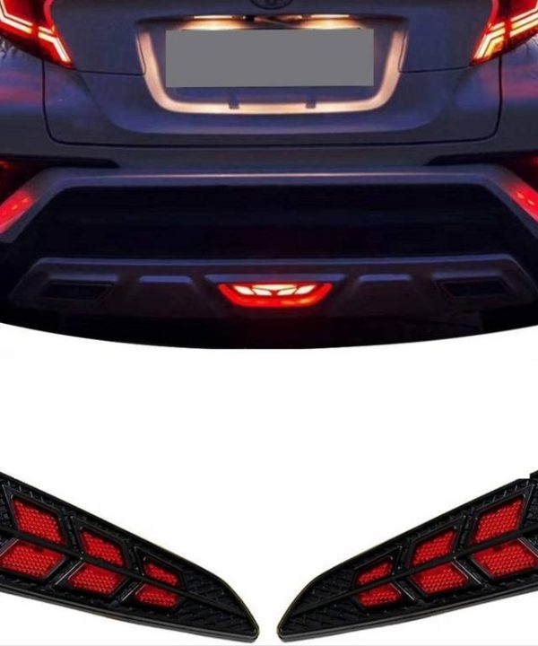 Kimpiris - Πισινά Φανάρια Ομίχλης Για Toyota C-HR 2016-2019 Full Led Bar / Dynamic Black 2 Τεμάχια