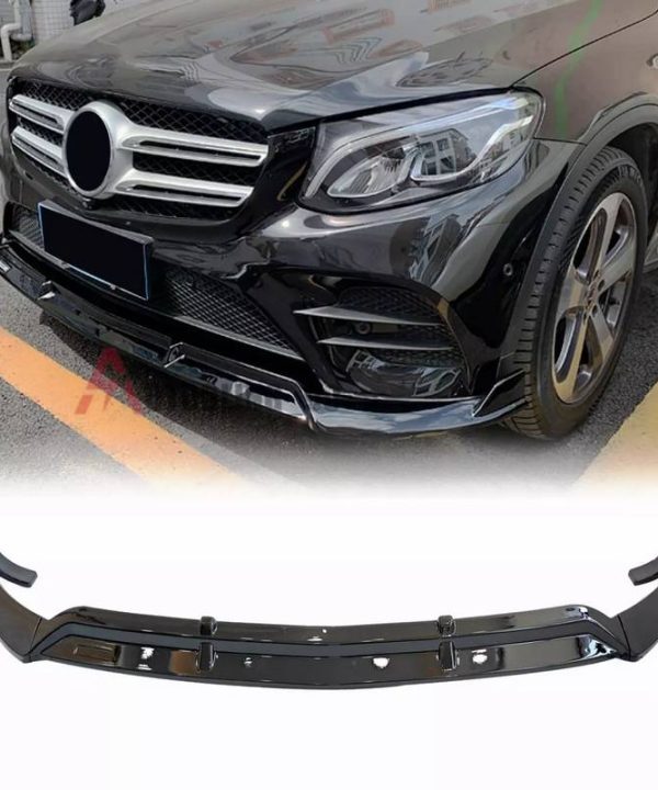 Kimpiris - Μπροστινό Spoiler Για Mercedes-Benz GLC C253/X253 (2016-2020) AMG-Line Μαύρο Γυαλιστερό 3 Τεμάχια