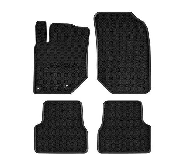 Kimpiris - Λαστιχένια Πατάκια Geyer & Hosaja Για Opel Corsa F / Peugeot 208 2019+ / Opel Mokka 2020+ 4 Τεμάχια Μαύρα 901/4C