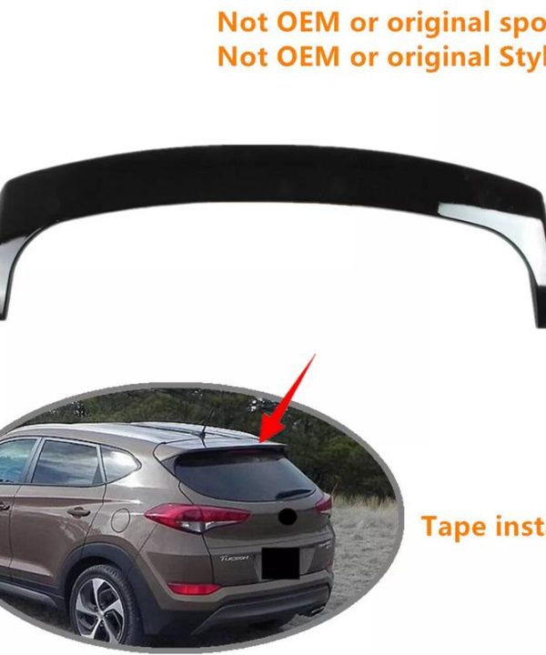 Kimpiris - Αεροτομή Οροφής Για Hyundai Tucson 3 2015-2019 Piano Black Από Abs Πλαστικό