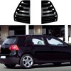 Kimpiris - Καπάκια Πισινών Παραθύρων Για VW Golf V (5) 03-08 Μαύρα 2 Τεμάχια