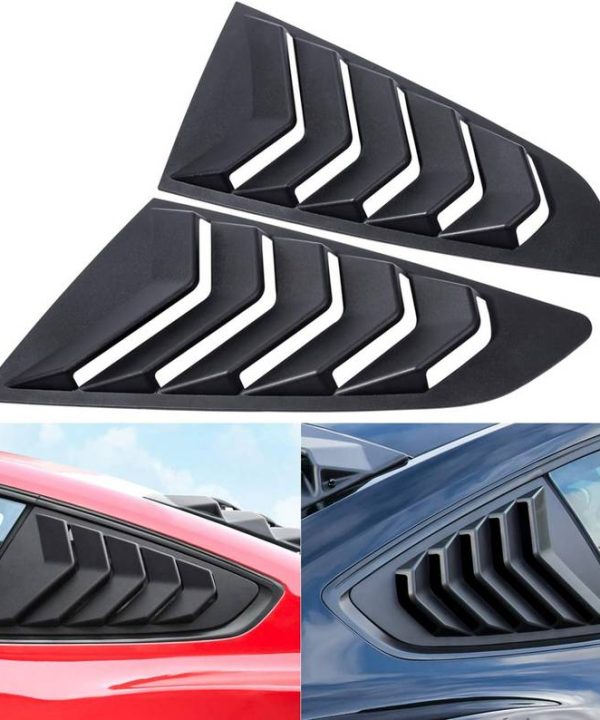 Alternative view of Καπάκια Πισινών Παραθύρων Για Ford Mustang MK6 2015+ Μαύρα 2 Τεμάχια