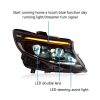 Μπροστινά Φανάρια Set Για Mercedes-Benz Vito W447 14-24 W448 2025 Look DRL Led Tube Μαύρα Carner - Image 2