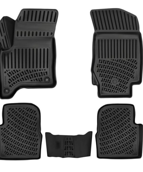 Kimpiris - Πατάκια Σκαφάκια 3D Από Λάστιχο TPE Για Peugeot 2008 25+ Hybrid Rizline 4 Τεμάχια Μαύρα