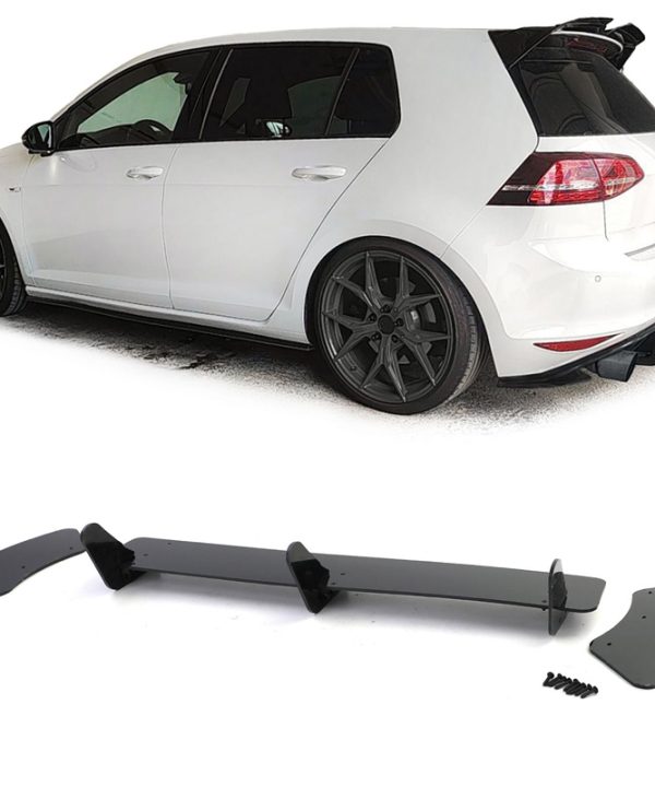 Kimpiris - Diffuser Πίσω Προφυλακτήρα Για Mercedes-Benz C-Class W205 14-20 Amg 63 Look Για Απλό Προφυλακτήρα Με Μπούκες Χρωμίου