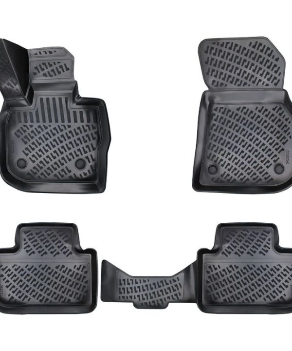 Kimpiris - Πατάκια Σκαφάκια 3D Από Λάστιχο TPE Για Bmw X4 G02 18+ Black Rizline 4  Τεμάχια Μαύρα