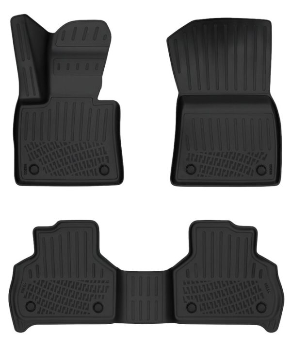 Kimpiris - Πατάκια Σκαφάκια 3D Από Λάστιχο TPE Για Bmw X5 G05 2018+ Black Rizline 4  Τεμάχια Μαύρα