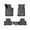 Kimpiris - Πατάκια Σκαφάκια 3D Από Λάστιχο TPE Για Mercedes-Benz GLC SUV X254 2023- Rizline 4 Τεμάχια Μαύρα