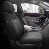 Kimpiris - Καλύμματα Αυτοκινήτου Otom Flex Design Universal Βαμβακερό Ύφασμα Rachel Σετ Εμπρός / Πίσω 10 Τεμαχίων Μαύρο FLX-101