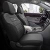 Kimpiris - Καλύμματα Αυτοκινήτου Otom One Design Universal Βαμβακερό Ύφασμα Rachel Σετ Εμπρός / Πίσω 10 Τεμαχίων Μαύρο ONE-101