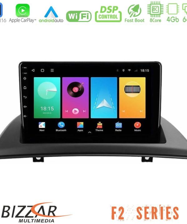 Kimpiris - Bizzar F2 Series 8Core Android16 4+64GB  BMW E83 Navigation Multimedia Tablet 9"