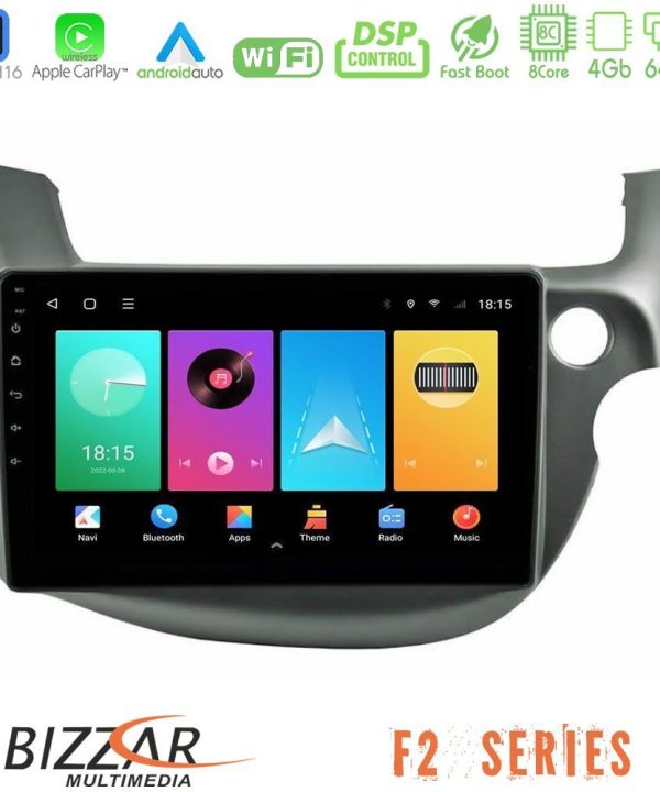 Kimpiris - Bizzar F2 Series 8Core Android16 4+64GB Honda Jazz (Fit) 2009-2013 RHD Navigation Multimedia Tablet 10"