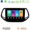 Kimpiris - Bizzar F2 Series 8Core Android16 4+64GB  Jeep Compass 2017> Navigation Multimedia Tablet 10"