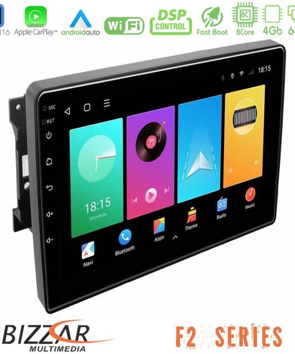Kimpiris - Bizzar F2 Series 8Core Android16 4+64GB  Chrysler / Dodge / Jeep Navigation Multimedia Tablet 10"