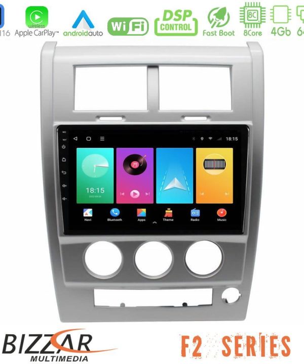 Kimpiris - Bizzar F2 Series 8Core Android16 4+64GB  Jeep Cherokee (KK) 2008-2012 Navigation Multimedia Tablet 10"