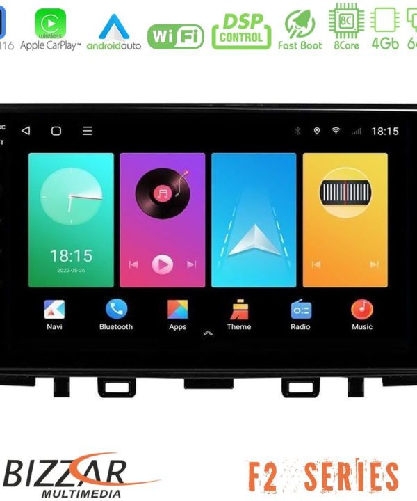 Kimpiris - Bizzar F2 Series 8Core Android16 4+64GB  Kia Stonic Navigation Multimedia Tablet 9"