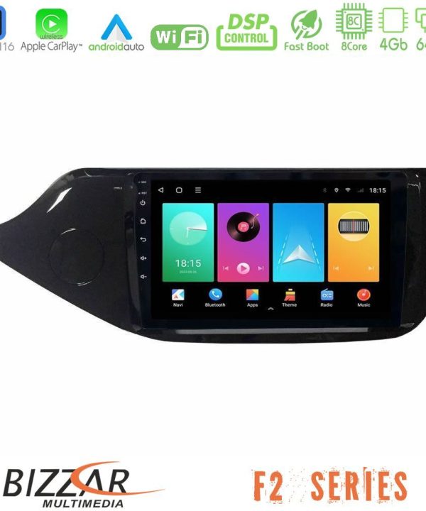 Kimpiris - Bizzar F2 Series 8Core Android16 4+64GB  Kia Ceed 2013-2017 Navigation Multimedia Tablet 9"