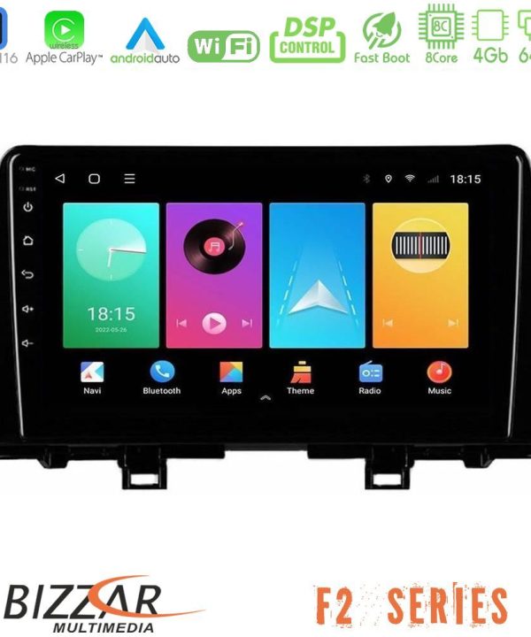 Kimpiris - Bizzar F2 Series 8Core Android16 4+64GB  Kia Picanto 2017-2021 Navigation Multimedia Tablet 9"