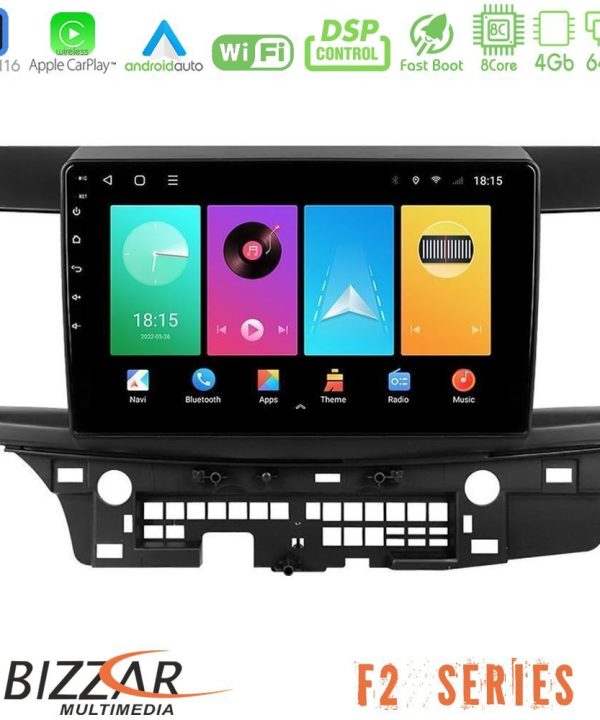 Kimpiris - Bizzar F2 Series 8Core Android16 4+64GB  Mitsubishi Lancer 2008 – 2015 Navigation Multimedia Tablet 10"
