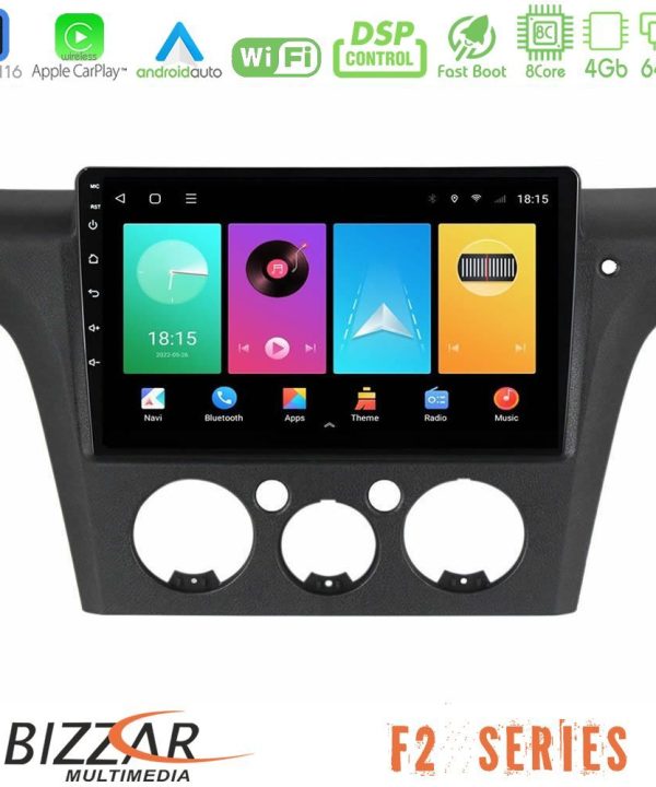 Kimpiris - Bizzar F2 Series 8Core Android16 4+64GB Mitsubishi Outlander 2002 – 2007 Navigation Multimedia Tablet 9"