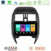 Kimpiris - Bizzar F2 Series 8Core Android16 4+64GB  Nissan Micra 2013-2016 Navigation Multimedia Tablet 9"