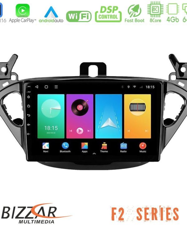 Kimpiris - Bizzar F2 Series 8Core Android16 4+64GB  Opel Corsa E/Adam Navigation Multimedia Tablet 9"