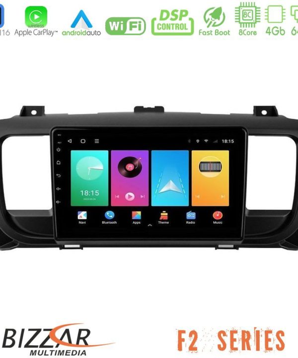 Kimpiris - Bizzar F2 Series 8Core Android16 4+64GB  Citroen/Peugeot/Opel/Toyota Navigation Multimedia Tablet 9"