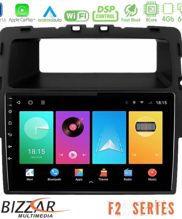 Kimpiris - Bizzar F2 Series 8Core Android16 4+64GB  Renault/Nissan/Opel Navigation Multimedia Tablet 10"