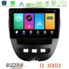 Kimpiris - Bizzar F2 Series 8Core Android16 4+64GB  Toyota Aygo/Citroen C1/Peugeot 107 Navigation Multimedia Tablet 10"