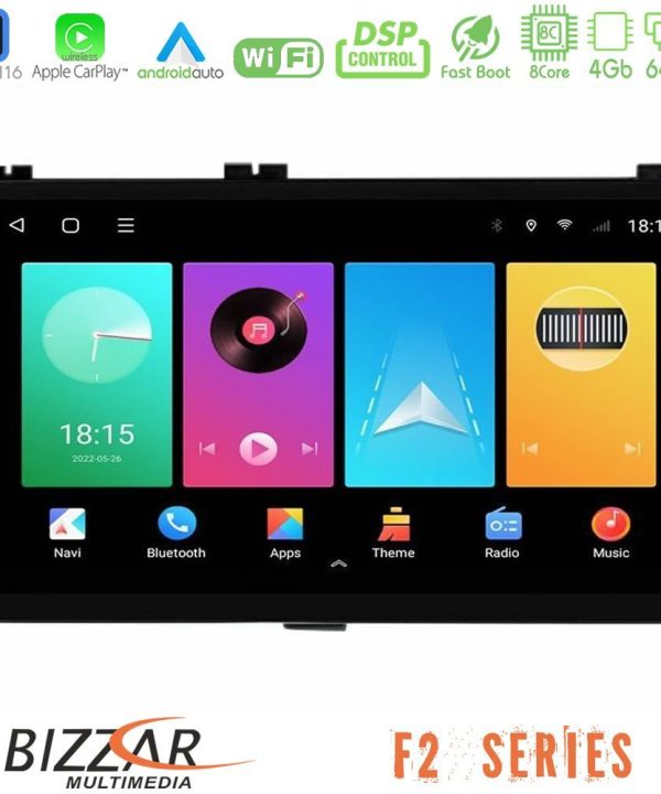 Kimpiris - Bizzar F2 Series 8Core Android16 4+64GB  Toyota Corolla/Auris 2017-2019  Navigat-ion Multimedia Tablet 9"