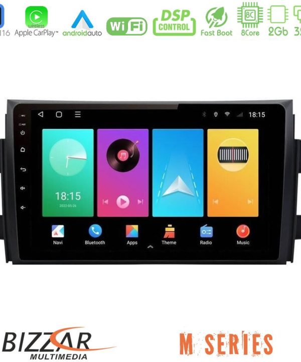 Kimpiris - Bizzar M Series 8Core Android16 2+32GB  Suzuki SX4 2006-2014 Fiat Sedici 2006-2014 Navigation Multimedia Tablet 9"