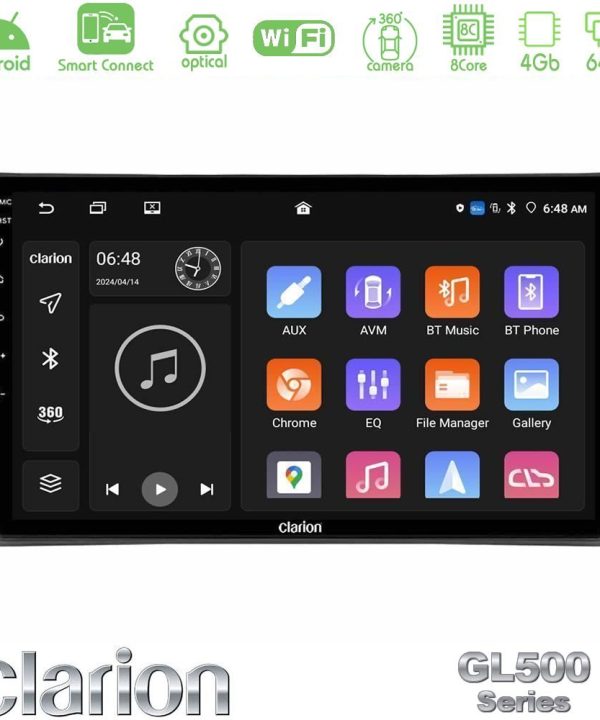 Kimpiris - Clarion GL500 Series 8Core Android ClarionOS 4+64GB  Audi A3 8P Navigation Multimedia Tablet 9"