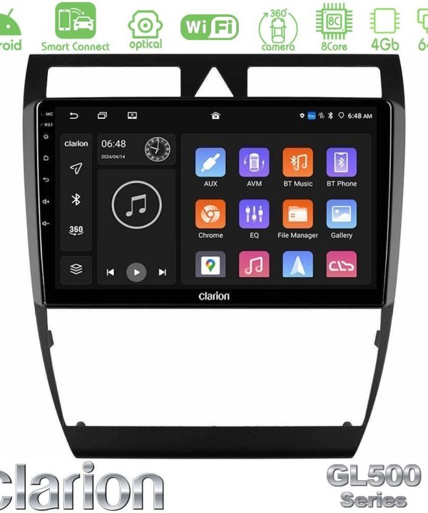 Kimpiris - Clarion GL500 Series 8Core Android ClarionOS 4+64GB  Audi A6 (C5) 1997-2004 Navigation Multimedia Tablet 9"