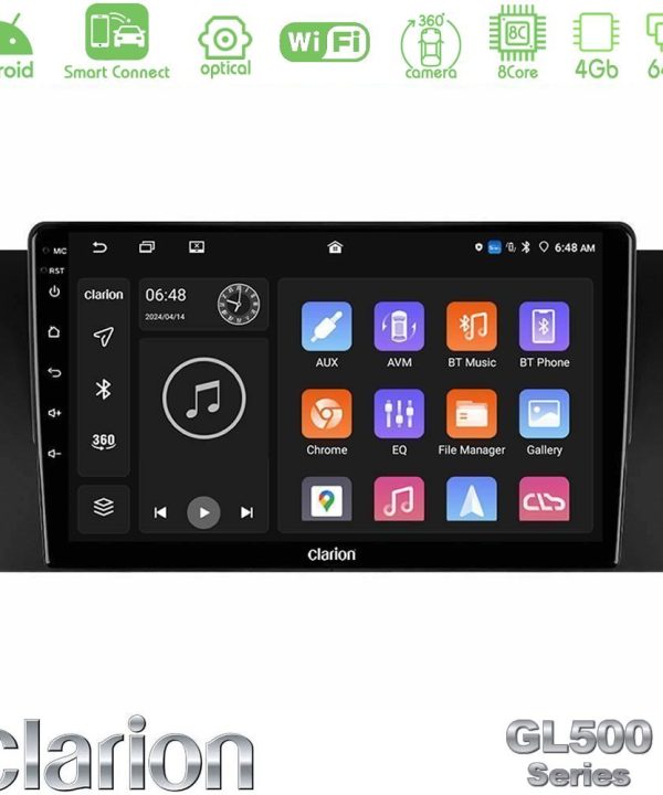 Kimpiris - Clarion GL500 Series 8Core Android ClarionOS 4+64GB  BMW 5 Series  (E39) / X5 (E53) Navigation Multimedia Tablet 9"