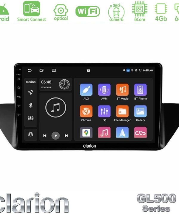 Kimpiris - Clarion GL500 Series 8Core Android ClarionOS 4+64GB  BMW Χ1 E84 Navigation Multimedia Tablet 10"