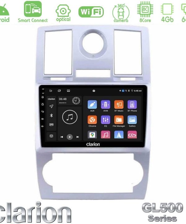 Kimpiris - Clarion GL500 Series 8Core Android ClarionOS 4+64GB  Chrysler 300C Navigation Multimedia Tablet 9"
