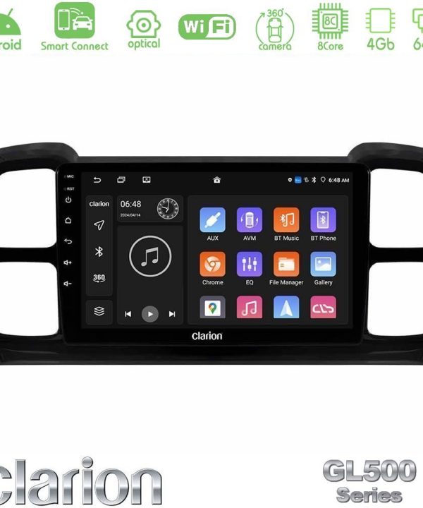 Kimpiris - Clarion GL500 Series 8Core Android ClarionOS 4+64GB  Citroen DS5 Aircross 2017-2021 Navigation Multimedia Tablet 9"