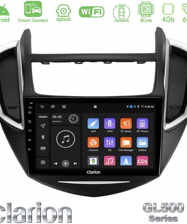 Kimpiris - Clarion GL500 Series 8Core Android ClarionOS 4+64GB  Chevrolet Trax 2013-2020 Navigation Multimedia Tablet 9"